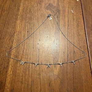 Silver “Wyatt” necklace